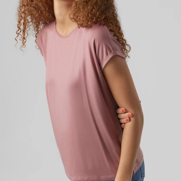 AWARE by Vero Moda VMAVA T-SHIRT Purple / Nostalgia Rose - Picture 2 of 6